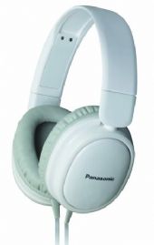 Panasonic RP-HX250M-W0 Over-the-Ear Headphones - White, 32 (mm) Driver Unit; 32 OHMS/1kHz Impedance; 105 db/mW Sensitivity; 1000 mW Max Input; 8-25 (Hz-kHz) Frequency Response; 3.9 ft/1.2 m Cord Length; 151 g/5.3 oz Weight w/o Cord; Yes In-cord Volume; Yes Miniplug (3.5mm); No Plug Adaptor (6.3mm); Nd Magnetic Type Nd: Neodymium FE: Ferrite; G Plug Ni: Nickle G: Gold (RPHX250MW RP-HX250M-W RP-HX250MW) 
