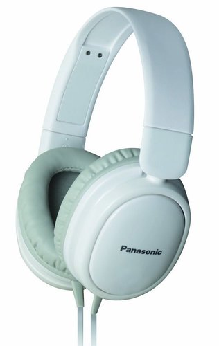 Panasonic RP-HX250M-W0 Over-the-Ear Headphones - White, 32 (mm) Driver Unit; 32 OHMS/1kHz Impedance; 105 db/mW Sensitivity; 1000 mW Max Input; 8-25 (Hz-kHz) Frequency Response; 3.9 ft/1.2 m Cord Length; 151 g/5.3 oz Weight w/o Cord; Yes In-cord Volume; Yes Miniplug (3.5mm); No Plug Adaptor (6.3mm); Nd Magnetic Type Nd: Neodymium FE: Ferrite; G Plug Ni: Nickle G: Gold (RPHX250MW RP-HX250M-W RP-HX250MW)