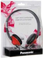 Panasonic RP-HX35-R Over of the Ear Headphones, Red; Impedance 32 Ohm; Sensitivity 112 dB/mW; Max Input 1000 mW; Frequency response 10Hz-15kHz; Large diameter driver unit 30mm; Deep bass response and powerful, crystal-clear sound; Light and Comfortable Design; Highly-efficient Neodymium magnet; 3.5mm Mini Plug; 1.2m Cable Length; UPC 885170064614 (RPHX35R RPHX35-R RP-HX35R RP-HX35 RP-HX35PP-R) 