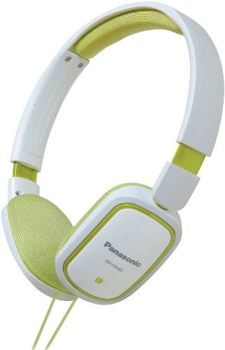 Panasonic RP-HX40-G Lightweight On-Ear Headphones, Green, Maximum Input Power 1000mW, Frequency Response 10Hz - 25kHz, Impedance 32 ohms, Sensitivity 116dB, Seamless Design, 30mm Hybrid Diaphragms, Flat Housings, On-Ear Pads, Adjustable Headband, Nickel-Plated 3.5mm Stereo Mini Plug, 3.9' (1.2m) Cord Length, UPC 885170026315 (RPHX40G RPHX40-G RP-HX40G RP-HX40)