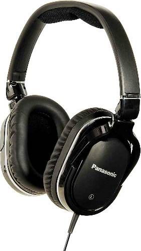 Panasonic RP-HX650-K Foldable Monitor Stereo Headphones, Black; 40mm Drivers; High Density, Bio-Cellulose Diaphragm; HiFi Sound; 91dB Sensitivity; 10Hz-30kHz Frequency; 1.2m Cord length; Dimensions (H x W X D) 10