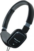 Panasonic RP-HXC40-K Lightweight On-Ear Headphones with iPhone/iPod Controller, Black, Frequency Response 10Hz - 25kHz, Impedance 32 ohms, Sensitivity 116dB/mW, Compact Flat-Fold Design, Microphone & Remote for iPhone & iPad, 30mm Neodymium Magnet Drivers, Nickel Plated 1/8" (3.5mm) Plug, Powerful Bass & Clear Treble, 3.9' (1.2m) Cord Length, UPC 885170045514 (RPHXC40K RPHXC40-K RP-HXC40K RP-HXC40) 