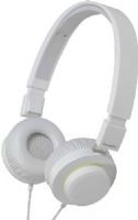 Panasonic RP-HXD5C-W Street Style Monitor Stereo Headphones with Microphone & Remote Controller, White For use with iPod/iPhone, 40mm Driver Unit, Impedance 42 Ohms/1kHz, Sensitivity 107 db/mW, 1200mw (IEC) Max Input, Frequency Response 8Hz - 26kHz, In-cord Volume, Comfortable Soft Headpad/Earpads, UPC 885170116146 (RPHXD5CW RPHXD5C-W RP-HXD5CW RP-HXD5C) 