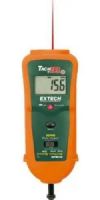 Extech RPM10 Tachometer+IR Thermometer; Built-in IR thermometer with laser measures remote surface temperature on motors and rotating parts; Wide Temperature range of -4 to 600 degrees fahrenheit; Fixed 0.95 emissivity, 6:1 distance to target ratio; Provides wide RPM (photo and contact) and Linear Surface Speed (contact) measurements; UPC: 793950461105 (EXTECHRPM10 EXTECH RPM10 THERMOMETER) 