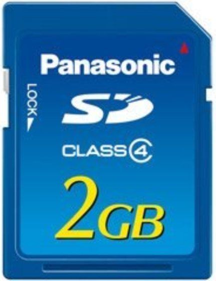 Panasonic RP-SDM02GU1A Flash memory card - 2 GB Storage Capacity, 5 MB/s read Speed Rating, Class 4 SD Speed Class, SD Memory Card Form Factor, 1 x SD Memory Card Compatible Slots (RP SDM02GU1A RPSDM02GU1A)