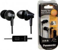 Panasonic RP-TCW290-K In-Ear Headphones with Cell Phone Control, Black, Frequency Response 6Hz-24kHz, Sensitivity 104 dB/mW, Driver Size 0.42", Stereo Sound Mode, Gold plated connectors, On/off switch, Noise isolating, Deep Bass Response Technology, Dimensions (H x W x D) 7 x 2.8 x 1.5 inches, Weight .141 lbs, UPC 885170083110 (RPTCW290K RPTCW290-K RP-TCW290K RP-TCW290 RP-TCW290PPK) 