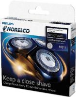 Norelco RQ11 SensoTouch Replacement Shaving Heads; Designed for use with Philips Norelco Shavers 6100, 6500 and 66000 formerly SensoTouch 2D electric shavers; Provides a comfortable electric shave; Cuts Long Hairs and Short Stubble; Low Friction SkinGlide Surface for an Extra Smooth Shave, UPC 075020018557 (RQ-11 RQ 11 RQ11/52 RQ1152) 