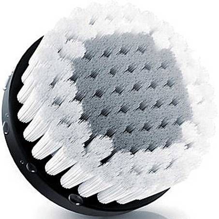 Norelco RQ560/52 SmartClick Oil-control Cleansing Brush Head, Longer lasting oil control, Contributes to a healthy looking skin, Silky soft bristles cleanse as gentle as your hands, Made of 17000 fibers and each of them is only 50 microne in diamete, Simply click the brush onto your own Philips Norelco compatible shaver and cleanse your face, UPC 075020044402 (RQ56052 RQ560-52 RQ-560/52 RQ560)