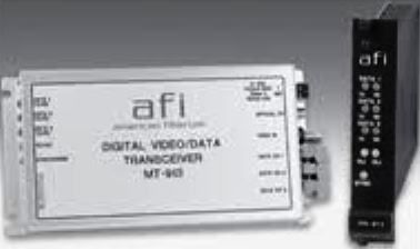 American Fibertek RR-913 Rack Card Video Receiver With Bi-directional Multi-Protocol Data; Designed to operate with the MT-913 or RT-913 video transmitter with bi-directional data over one multimode fiber optic cable; High performance 10 bit digital NTSC, PAL, RS170, or RS343 video signals (RR913 RR 913) 