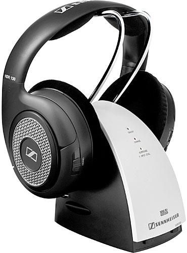 Sennheiser RS-130 Wireless HiFi RF Headphones, 18-21000Hz, < 0.5% Distortion, 22h operating time (RS130 RS 130 RS130)