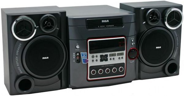 RCA RS2652 Book Shelf Stereo System, 200W 5-Disc AM/FM Bookshelf (RS 2652, RS-2652, RS2652)