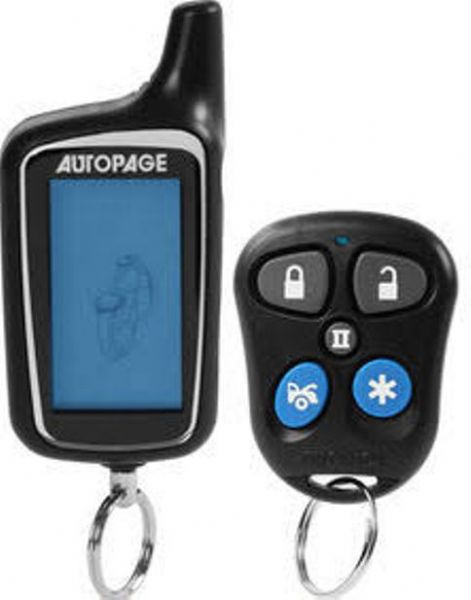 Autopage RS6652WA Two-Way Remote Start Car Alarm System with Keyless Entry & 4-Button LCD Transmitter, 2-Way Remote Start Car Alarm System with Keyless Entry & 4-Button LCD Transmitter, 5-button sidekick remote control transmitter, Keyless entry available on cars with power door locks, Dedicated trunk release, Parking light flash for visual confirmation, Dome light supervision  (RS6652WA  RS-665-2WA  RS 665 2WA)