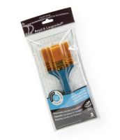 Royal & Langnickel RSET-9352 Zip N' Close Flat Gold Taklon Brush Set; Set includes a 1, 2, and 3 in brush in a resealable pouch; Flat brushes with gold taklon bristles; Medium density is good for watercolor, acrylic, and tempera; Shipping Weight 0.06 lb; Shipping Dimensions 15.88 x 5.88 x 0.75 in; UPC 090672068187 (ROYALLANGNICKELRSET9352 ROYALLANGNICKEL-RSET9352 ZIP-N-CLOSE-RSET-9352 ROYAL/LANGNICKEL/RSET9352 RSET9352 ARTWORK) 