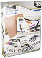 Royal And Langnickel RSET-LT102 Learn To Sketch And Draw Set; Learn To Sketch And Draw Set; There is an artist in everyone; Explore the essential techniques needed to paint confidently; One artist guide included; Dimensions 19" x 14" x 4.25"; Weight 4.31 lbs; UPC 090672944498 (ROYALANDLANGNICKELRSETLT102 ROYAL AND LANGNICKEL RSETLT102 RSET LT102 RSET-LT102) 