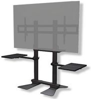 Crimson RSS100 Heavy duty floor stand, Supports Microsoft Surface Hub, Includes lockable tilting vertical brackets, Two locking verticals for added security, Optional component panel and back cover for clean and secure placement of components, Through-column cable routing for an uncluttered look, Optional shelf options that can be added at any time (RSS100 CRIMSON RSS 100 CRIMSON RSS 100) 