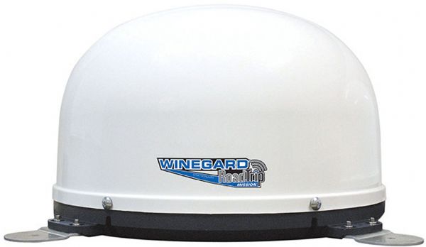 Winegard RT4000T Roadtrip Mission White In-Motion Satellite TV Antenna, Ultra-Low Height (12.9