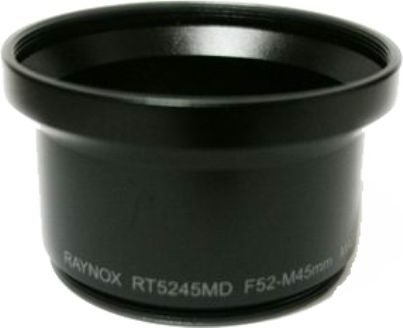 Raynox RT5245MD Lens Adapter Tube for Minolta DiMAGE Z1 & Z2 Digital Cameras, 52mm Female threads, 45mm Male threads, 0.75 F.Pitch, 0.75 M.Pitch, 32mm Height, Metal Material, UPC 024616110274 (RT-5245MD RT 5245MD RT5245-MD RT 5245 MD)