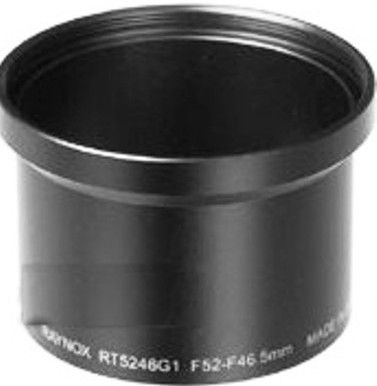 Raynox RT5246G1 Lens Adapter Tube for Canon PowerShot G1 & G2 Digital Cameras, 52mm Female threads, 46.5mm (Female size) Male threads, 0.75 F.Pitch, 0.75 M.Pitch, 37mm Height, Metal Material, UPC 024616140110 (RT-5246-G1 RT 5246G1 RT5246 RT 5246 G1)