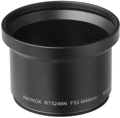Raynox RT5246N Lens Adapter Tube for Nikon Coolpix 5000 Digital Camera, 52mm Female threads, 46mm Male threads, 0.75 F.Pitch, 0.75 M.Pitch, 37.5mm Height, Metal Material (RT-5246N RT 5246N RT5246)