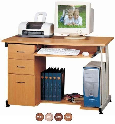 Techni Mobili RTA-2112 Computer Desk, Straight View Series, 2 drawers and 1 letter file drawer (RTA2112 RTA 2112)