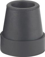 Drive Medical RTL10321BKB Large Base Quad Cane Tips, 3/4", Black, Contains four cane tips, For use with most manufacturers products, Safely replaces worn tips on a 5/8" diameter quad cane, UPC 822383563107 (RTL10321BKB RTL-10321-BKB RTL 10321 BKB DRIVEMEDICALRTL10321BKB) 