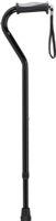 Drive Medical RTL10372BK Adjustable Height Offset Handle Cane with Gel Hand Grip, Black, Handle height adjusts from 30" to 39", 1" Diameter, 300 lb Weight Capacity, Manufactured with sturdy, extruded aluminum tubing, Easy-to-use, one-button height adjustment with locking ring prevents rattling, UPC 822383246451 (RTL10372BK RTL-10372-BK RTL 10372 BK) 