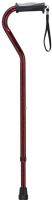 Drive Medical RTL10372RC Adjustable Height Offset Handle Cane with Gel Hand Grip, Red Crackle, Handle height adjusts from 30" to 39", 1" Diameter, 300 lb Weight Capacity, Manufactured with sturdy, extruded aluminum tubing, Easy-to-use, one-button height adjustment with locking ring prevents rattling, UPC 822383246468 (RTL10372RC RTL-10372-RC RTL 10372 RC) 