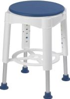 Drive Medical RTL12061M Bathroom Safety Swivel Seat Shower Stool, 14" Seat Depth, 14" Seat Width, 15" Outside Legs Depth, 15" Outside Legs Width, 16"-22" Seat to Floor Height, 450 lbs Product Weight Capacity, Comes with removable tray for storing personal items, Ideal for individuals who have balance or mobility issues, Seat height can be adjusted from 16" to 23", in 1" increments, UPC 822383541921 (RTL12061M RTL-12061-M RTL 12061 M)  