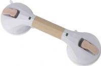 Drive Medical RTL13083 Suction Cup Grab Bar 12" White and Beige, Simple to install at any angle without tools or damaging property, Release levers make installing and removing suction cups quick and easy, Large suction cups provide an extremely strong hold; fit on 4" tiles or larger, UPC 822383580876 (RTL13083 RTL-13083 RTL 13083) 