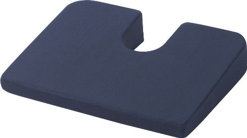 Drive Medical RTL1491COM Compressed Coccyx Cushion, Cushion's tilt restores spines' natural 