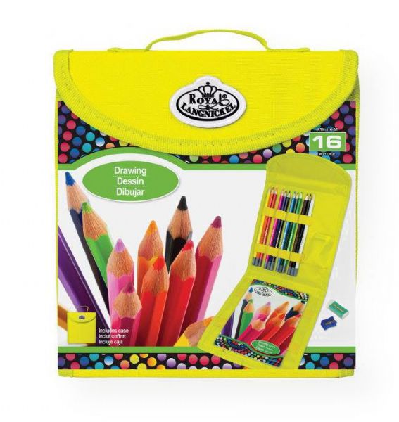 Royal & Langnickel RTN-163 Keep N' Carry Drawing Set; Drawing set includes: 12 colored pencils, 1 eraser, 1 sharpener, 1 artist pad, 1 Keep N' Carry case; Shipping Weight 0.04 lb; Shipping Dimensions 11.12 x 8.75 x 1.25 in; UPC 090672358899 (ROYALLANGNICKELRTN163 ROYALLANGNICKEL-RTN163 KEEP-N-CARRY-RTN-163 ROYALLANGNICKEL/RTN163 RTN163 ARTWORK)