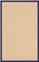 Linon RUG-AT010481 Athena Rectangle Rug, Natural & Blue; Offers the widest variety of options with the look of natural grass and durability of wool, is Tufted and Bound in the USA of 100% Wool; Dimensions 121"L x 96"W x 0.25"H; UPC 753793833637 (RUGAT010481 RUG AT010481 RUG-AT-010481 RUGAT-010481) 