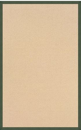 Linon RUG-AT010513 Athena Rectangle Rug, Natural & Green; Offers the widest variety of options with the look of natural grass and durability of wool, is Tufted and Bound in the USA of 100% Wool; Dimensions 156