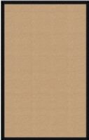 Linon RUG-AT022191 Athena Rectangle Rug, Sisal & Black; Offers the widest variety of options with the look of natural grass and durability of wool, is Tufted and Bound in the USA of 100% Wool; Dimensions 144"L x 105"W x 0.25"H; UPC 753793834450 (RUGAT022191 RUG AT022191 RUG-AT-022191 RUGAT-022191) 