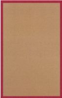 Linon RUG-AT030346 Athena Rectangle Rug, Cork & Red; Offers the widest variety of options with the look of natural grass and durability of wool, is Tufted and Bound in the USA of 100% Wool; Dimensions 72"L x 48"W x 0.25"H; UPC 753793832722 (RUGAT030346 RUG AT030346 RUG-AT-030346 RUGAT-030346) 