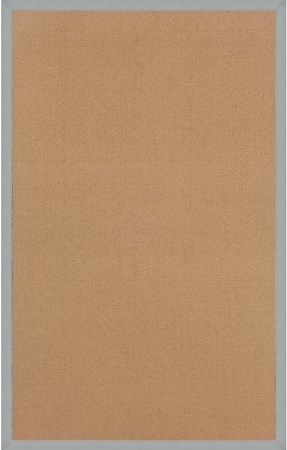 Linon RUG-AT030923 Athena Rectangle Rug, Cork & Ice Blue; Offers the widest variety of options with the look of natural grass and durability of wool, is Tufted and Bound in the USA of 100% Wool; Dimensions 34