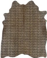 Linon RUG-CH06 Cowhide Cheetah Print Rug, Hand Crafted Construction, Transitional Rug Style, 100% Brazilian Cow Hide, UPC 753793893723 (RUGCH06 RUG CH06) 