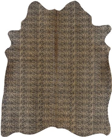 Linon RUG-CH06 Cowhide Cheetah Print Rug, Hand Crafted Construction, Transitional Rug Style, 100% Brazilian Cow Hide, UPC 753793893723 (RUGCH06 RUG CH06)