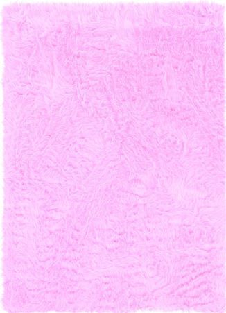 Linon RUG-PINKSHEEP2234 Faux Sheepskin Rectangle Transitional Rug, Pink & Pink, Offers the softest pile to give any room a luxurious twist, Sure to make the perfect addition to your space, 100% Modified Acrylic Pile, Size 20