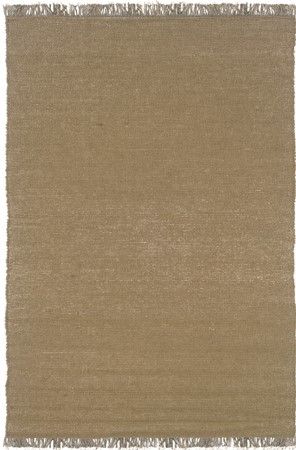 Linon RUG-VE50558 Verginia Berber Rectangular Rug, Mushroom, Are hand woven in Greece with a wool face and jute core this rug is fully reversible, Has a unique boucle look for a texture unlike any other rug, 7.5 feet length, 5.25 feet width, Size 5.3 x 7.6, Dimensions 0.5