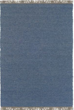 Linon RUG-VE50658 Verginia Berber Rectangular Rug, Denim Blue, Are hand woven in Greece with a wool face and jute core this rug is fully reversible, Has a unique boucle look for a texture unlike any other rug, 7.5 feet length, 5.25 feet width, Size 5.3 x 7.6, Dimensions 0.5