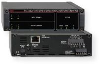 Radio Design Labs RDL-RUMLB2P Mic/Line Bi-Directional Network Interface, Converts Two Standard Mic or Line Audio Sources to Dante Network Channels, Each Input is Switch-Selectable for Mic or Line, No User or Installer Gain Adjustments are Required, Automatic Microphone Gain of 40 dB for Condenser Mics and 60 dB for Dynamic Mics, P48 Phantom is Provided on Each Microphone Input, Front-Panel Signal LED for Each Audio Input (RUMLB2P RU-MLB2P RU-MLB2P BTX) 
