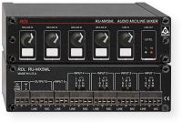 RADIODESIGNLABSRUMX5ML 5 Channel Mic/Line Audio Mixer with Phantom Power, Mic or Line Level Audio Mixer, Five Channel Audio Mixer with Expansion Capability, Inputs and Outputs on Detachable Terminal Blocks, Switchable 24 V Phantom for Each Mic Input, Inputs: 4 selectable mic or line level; 1 line level; 1 direct MIX; detachable terminal block, Input Impedance: Mic: >1.2 k: balanced; Line: >10 k: balanced, Maximum Input Level: Mic: -20 dBu; Line: +24 dBu (RADIODESIGNLABSRUMX5ML DEVICE MIXER ENERG 