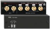 Radio Design Labs RU-VDA4-B RDL 1x4 BNC Video Distribution Amp; The RU-VDA4 is the ideal choice in most applications where video signals need to be distributed; Video inputs and outputs are made on the front panel via BNC, PHONO, or type F jacks; specifications (RUVDA4BNC RU-VDA4-BNC RU-VDA4-BNC) 