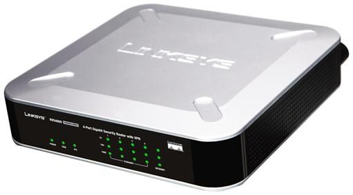 Cisco RVS4000 Liknsys Gigabit Security Router 4-Port With VPN Secure ...