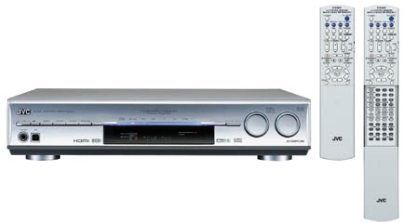 JVC RX-D401S Remanufactured Audio/Video Control Receiver, 7-Channel Receiver with HDMI, PC Connection via USB and Digital Amplifier, Stereo 110 watts per channel, 6 ohms, from 20Hz to 20kHz, with 0.8% THD, DVD Multi-Channel Audio Compatible, 3D Headphone (RXD401S RXD-401S RX-D401 RXD401 RXD401-S)