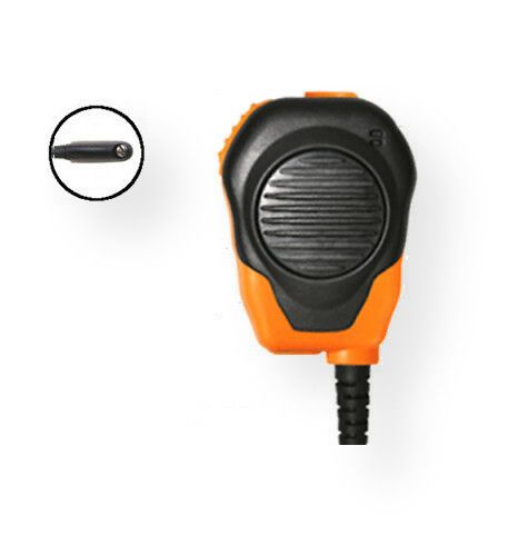 Klein Electronics VALOR-M4-O Professional Remote Speaker Microphone, Multi Pin with M4 Connector, Orange; Compatible with HYT and Motorola radio series; Shipping Dimension 7.00 x 4.00 x 2.75 inches; Shipping Weight 0.55 lbs (KLEINVALORM4O KLEIN-VALORM4 KLEIN-VALOR-M4-O RADIO COMMUNICATION TECHNOLOGY ELECTRONIC WIRELESS SOUND)