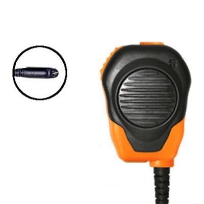 Klein Electronics VALOR-M5-O Professional Remote Speaker Microphone, Multi Pin with M5 Connector, Orange; Compatible with RELM, HYT and Motorola radio series; Shipping Dimension 7.00 x 4.00 x 2.75 inches; Shipping Weight 0.55 lbs (KLEINVALORM5O KLEIN-VALORM5 KLEIN-VALOR-M5-O RADIO COMMUNICATION TECHNOLOGY ELECTRONIC WIRELESS SOUND)