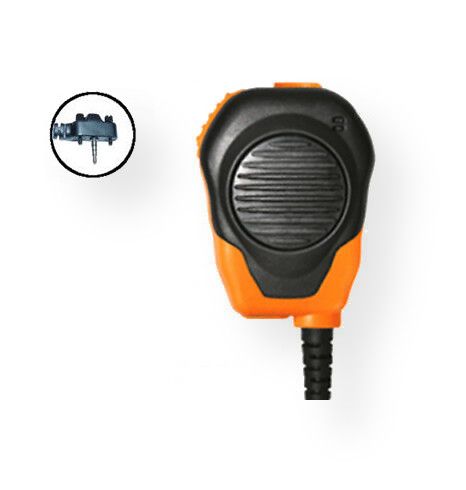 Klein Electronics VALOR-Y4-O Professional Remote Speaker Microphone, 2 Pin with Y4 Connector, Orange; Push to talk (PTT) and speaker combo; Compatible with Vertex radio series; Shipping weight 0.55 lbs (KLEINVALORY4O KLEIN-VALORY4 KLEIN-VALOR-Y4-O RADIO COMMUNICATION TECHNOLOGY ELECTRONIC WIRELESS SOUND)