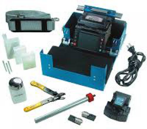 AFL Global S013988 Fusion Splicer Kit with FSM11S, FSM-11S Fusion Splicer, CT-30 Cleaver, FH-50-250 Fiber Holders, BTC-04 Battery Charger, BTR-07 Battery, ADC-10 Adapter (for BTC-04), ACC-09 Power Cord (for ADC-10), Spare Electrodes (Pair), Operation Manual, Transit Case (S013988 S013988)